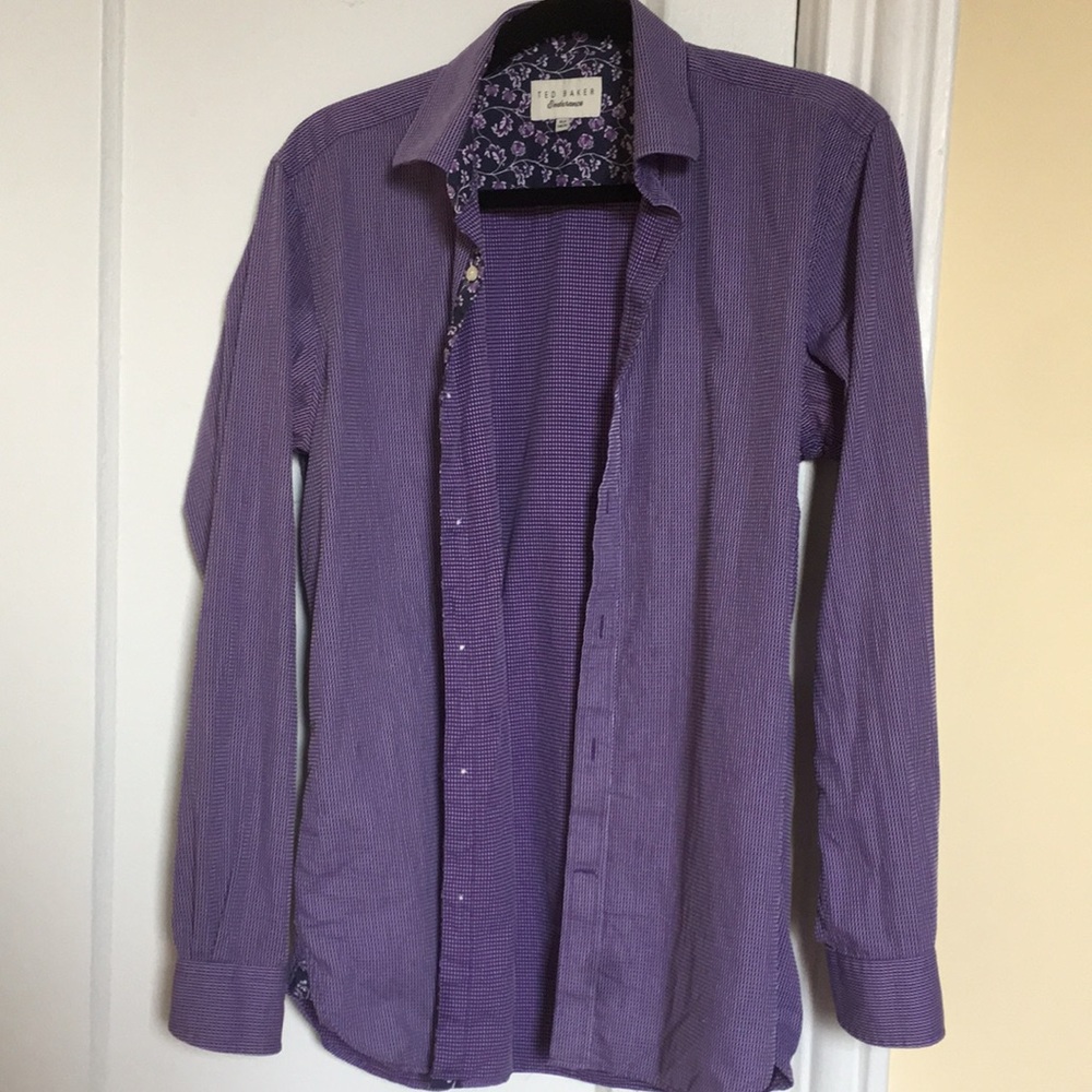 Ted Baker Contrast Hem Men's Dress Shirt